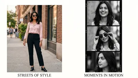 Aesthetic Girl Photo Collage AI Prompt: 8 Viral Film Strip & Multi-Grid Ideas for 2026