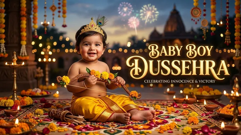 Dussehra Prompt Gemini for Baby Boy: Cute Realistic Bal Ram AI Photos 2026