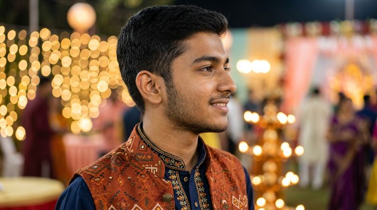 Navratri Instagram DP prompt for boys profile picture