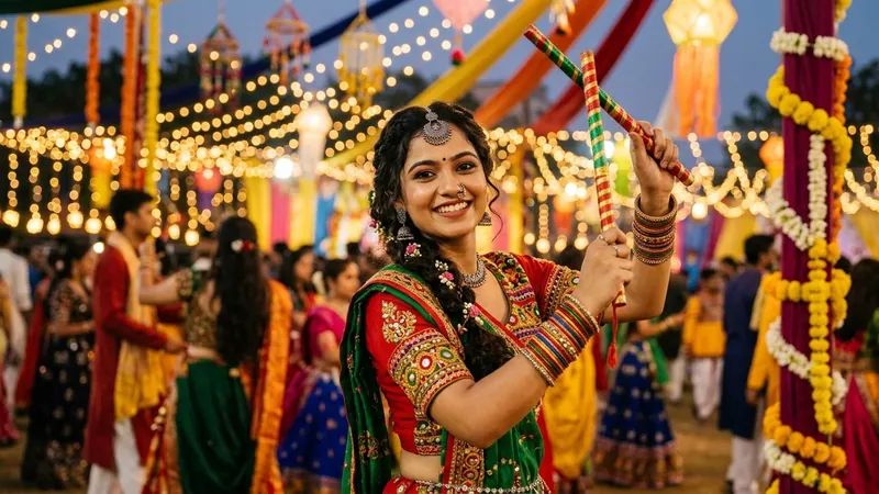 Navratri Prompt for Gemini Girl 2026: Viral Garba, Devi & Dandiya AI Photo Prompts