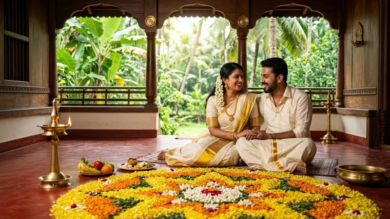 Onam Prompt for Couple 2026: 8 Romantic AI Photo Prompts for Gemini & ChatGPT