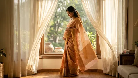 Pregnancy Prompt for Photoshoot Indian (2026): 12+ Ultra Realistic Maternity Saree & Home Ideas