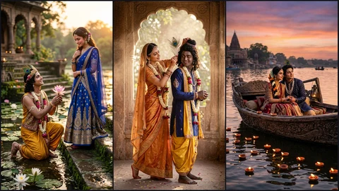 Radha Krishna Prompt for Couple Love