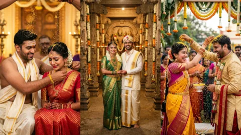 South Indian Wedding Photo Prompt for Gemini (2026): 12+ Realistic Couple Photoshoot Prompts